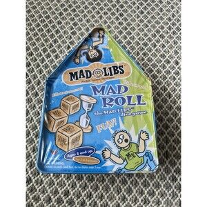 Mad Libs Mad Roll Dice Game Fun Worlds Greatest Word Game Metal Box New Sealed